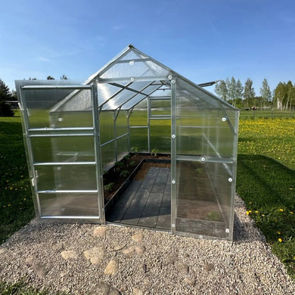 Serre La Maisonnette en polycarbonate, vue de profil - MaSerreVerte